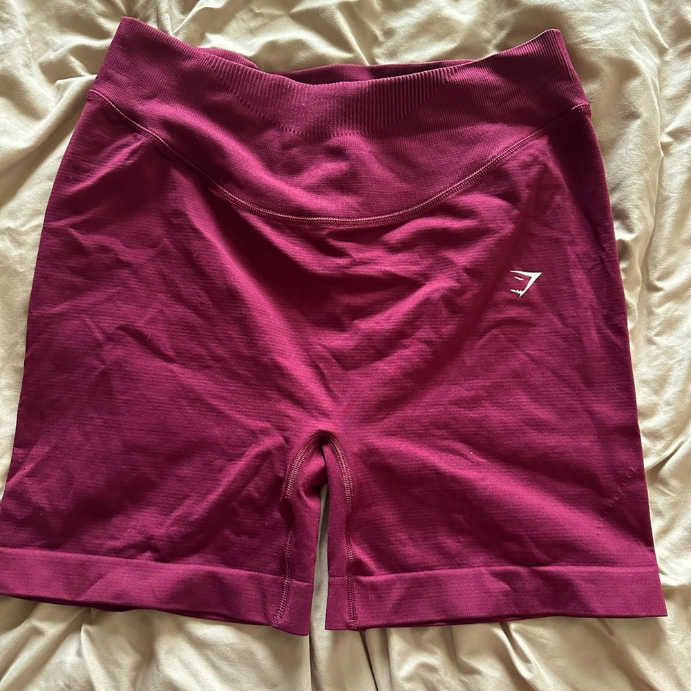 Gymshark Women's Athletic Shorts - Maroon